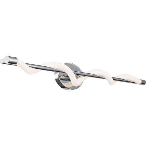 Jasmine LED 37 inch Chrome Bath Vanity & Wall Light, dweLED