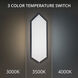 Corte Outdoor Wall Light in 3500K, dweLED