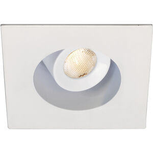 Recessed Lighting LED Brushed Nickel Recessed Housing and Trim in White, Recessed Housing and Trim