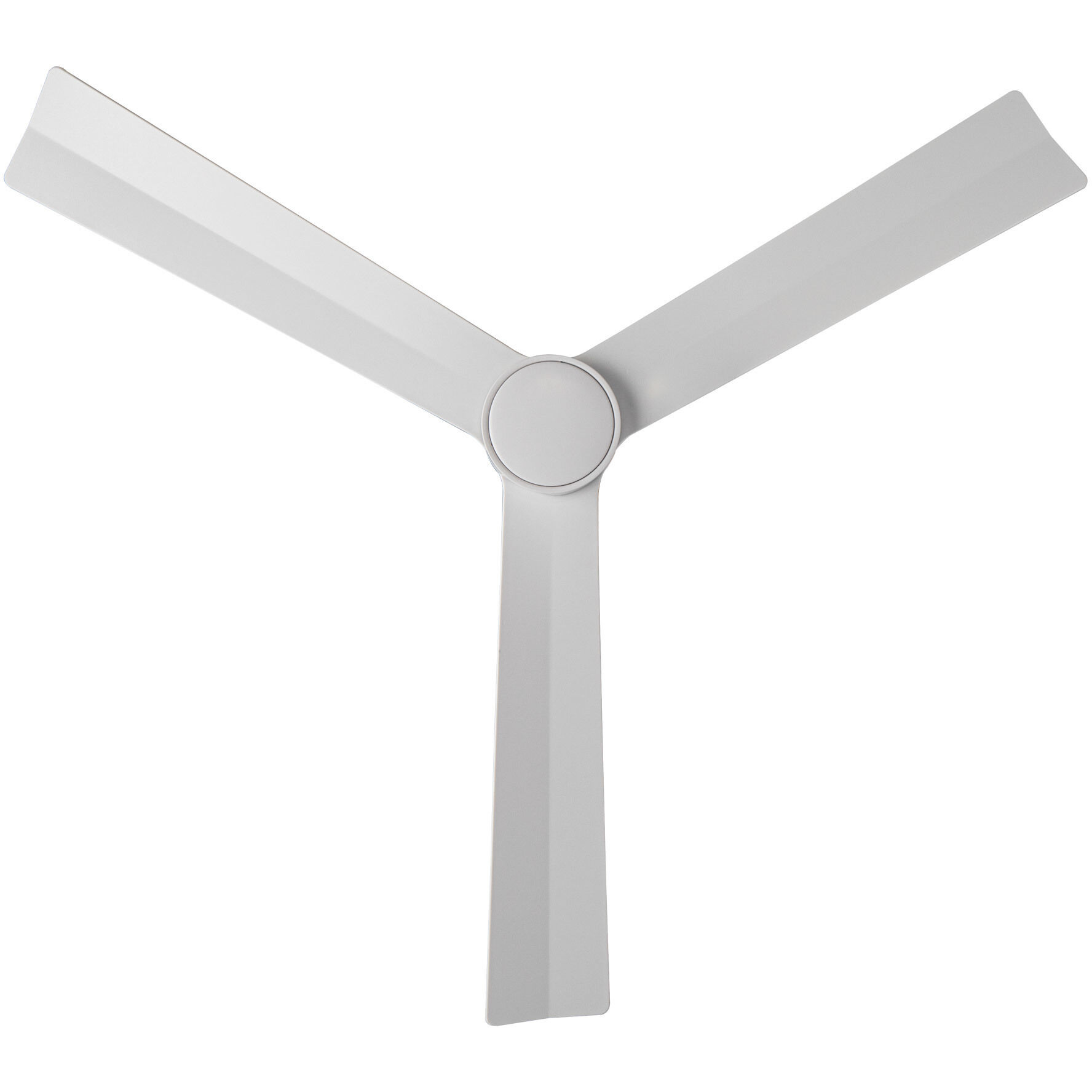 Clean 52 inch Matte White Downrod Ceiling Fans, Smart Fan