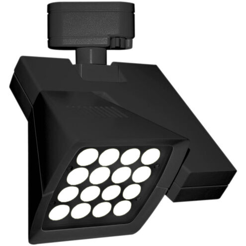 120v Track System 16 Light 120V Black LEDme Directional Ceiling Light in 2700K, 19 Degrees x 32 Degrees, H Track