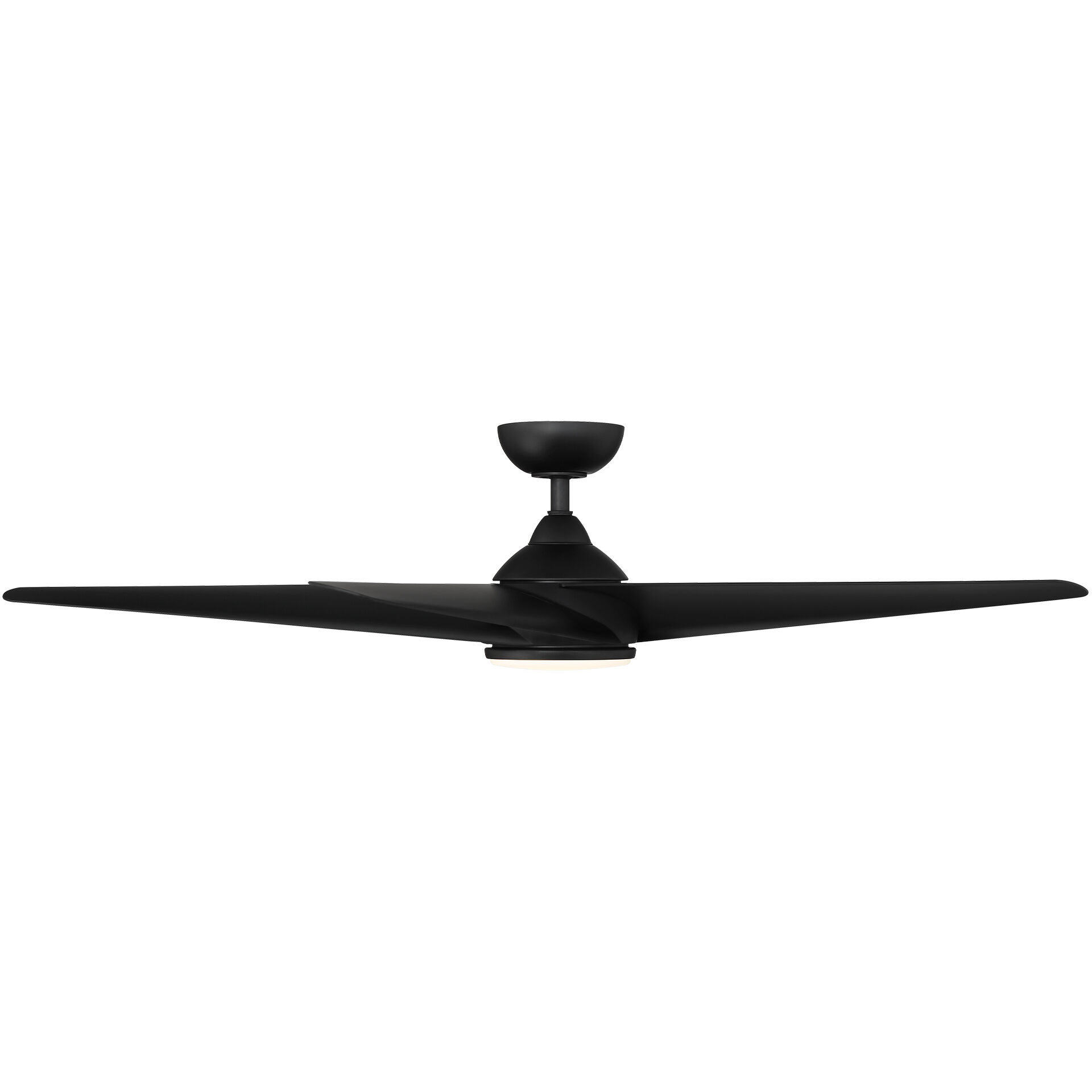 Viper 60 inch Matte Black Downrod Ceiling Fans, Smart Fan