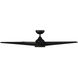 Viper 60 inch Matte Black Downrod Ceiling Fans, Smart Fan