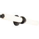 Juliet LED 27 inch Black Bath Vanity & Wall Light, dweLED