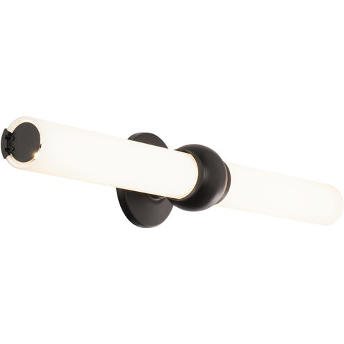 Juliet LED 27 inch Black Bath Vanity & Wall Light, dweLED