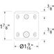 Tyler Matte White Fan Downrod Coupler, Smart Fan