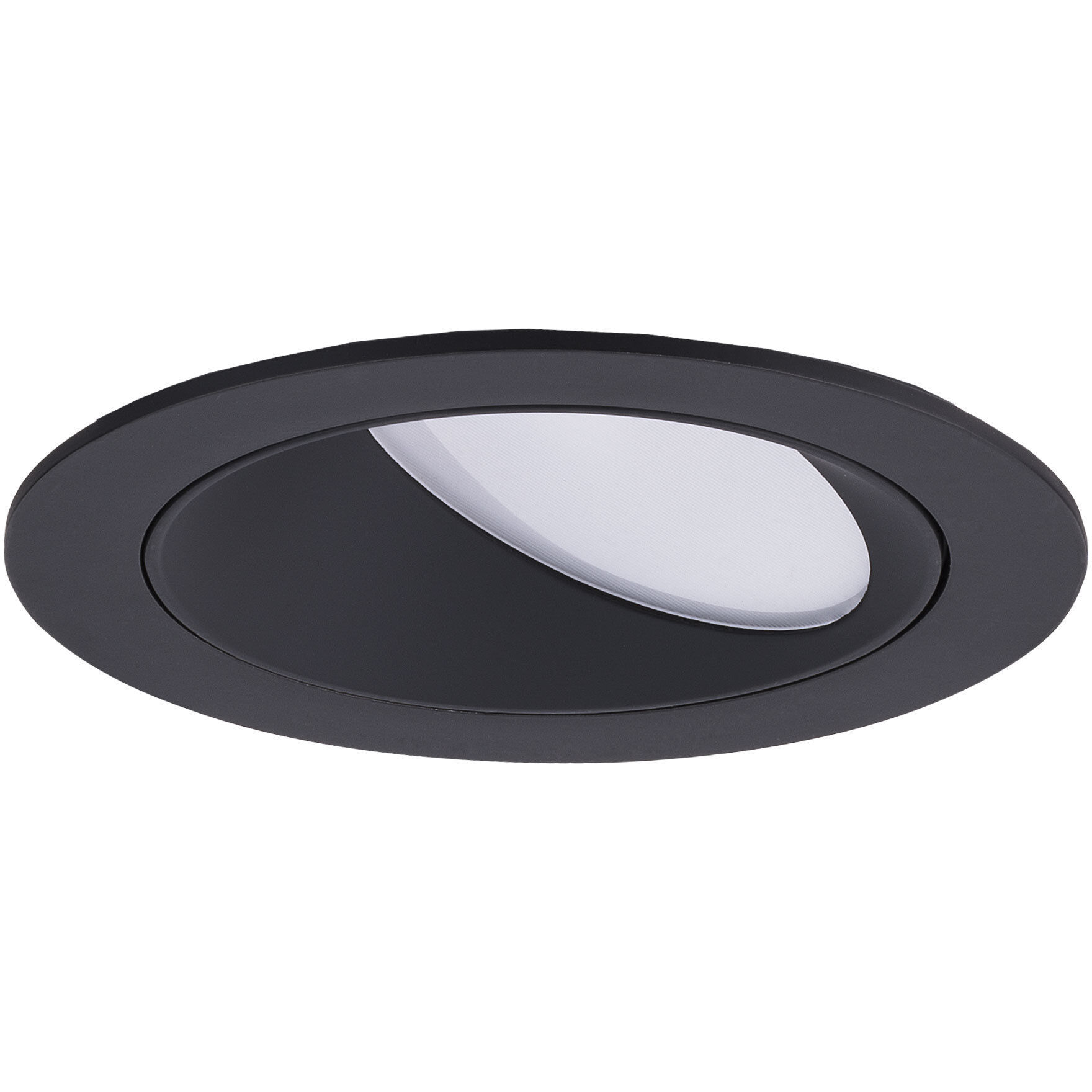 FQ Integrated LED Black Recessed Trim in 2700K, 4" LED