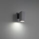 Cubix LED 6.75 inch Black Outdoor Wall Light