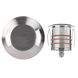 Inground Recessed Light 12 4.1 watt Stainless Steel Path Indicator Light in 3000K Warm White LED, WAC Landscape