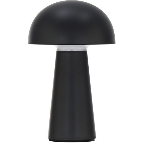 Darla 8.63 inch 2 watt Black Rechargeable Table Lamp Portable Light