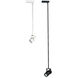 Tyler Black Track Head Extension Rod Ceiling Light in 18in
