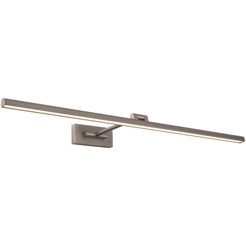 Reed 29.80 watt 42 inch Brushed Nickel Picture Light Wall Light, dweLED