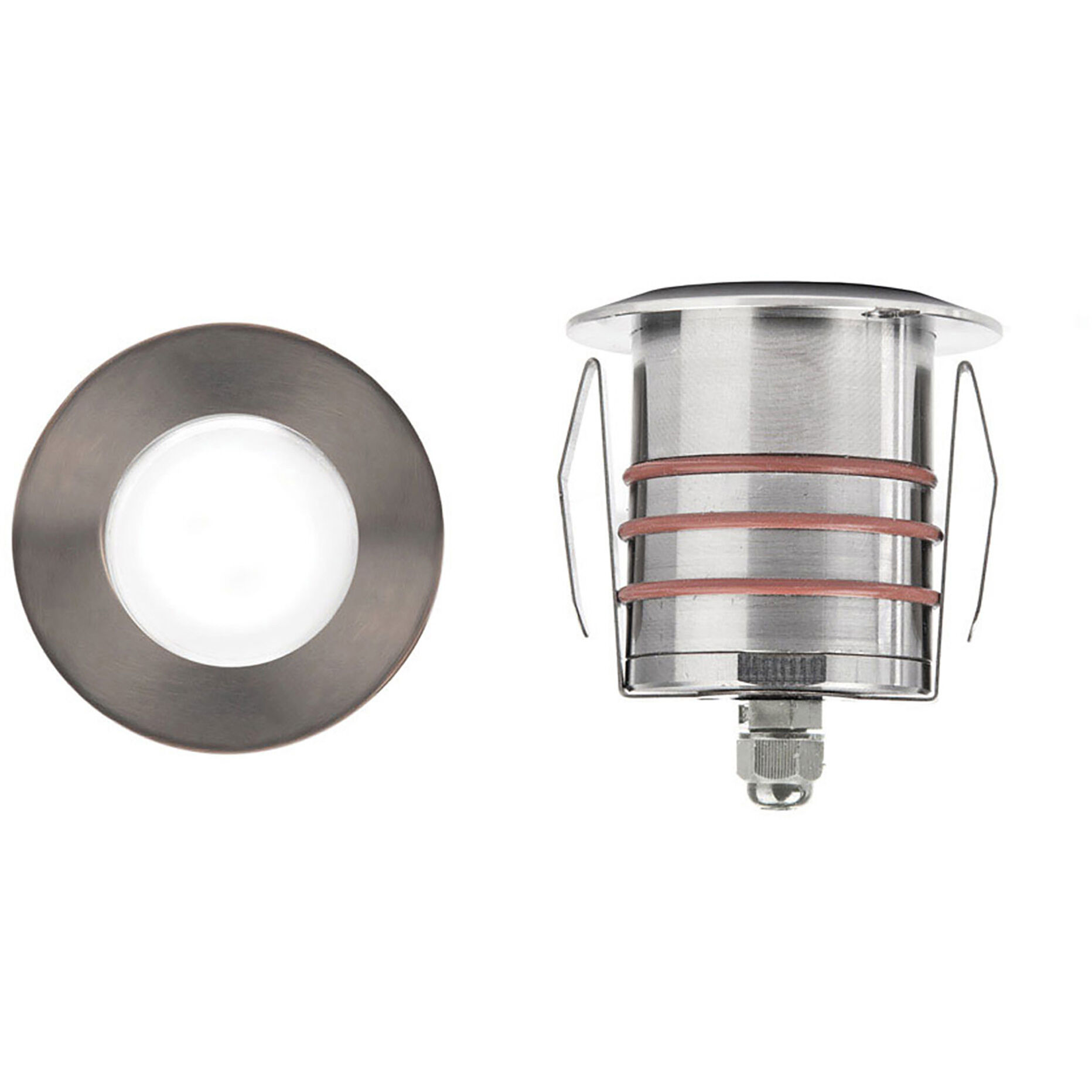 Tyler 12 4 watt Stainless Steel Coated in Bronze Path Lighting in 2700K, Bronzed Stainless Steel, WAC Landscape