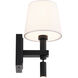 Chloe LED 7.25 inch Black Reading Light Wall Light, dweLED
