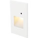 WAC 120V Step Light LED 1.5 inch White ADA Step and Wall Light in Amber, WAC Lighting