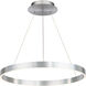 Sirius LED 24 inch Brushed Aluminum Pendant Ceiling Light, dweLED