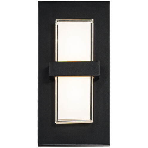 Bandeau LED 10 inch Black Outdoor Wall Light in 3500K, dweLED