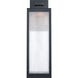 Amherst 1 Light 22 inch Black Outdoor Wall Light, dweLED