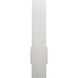 Stag LED 24 inch Brushed Aluminum Outdoor Wall Light in 3500K, dweLED