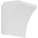 Cornice 2 Light 3.63 inch White ADA Wall Sconce Wall Light in 3500K, dweLED