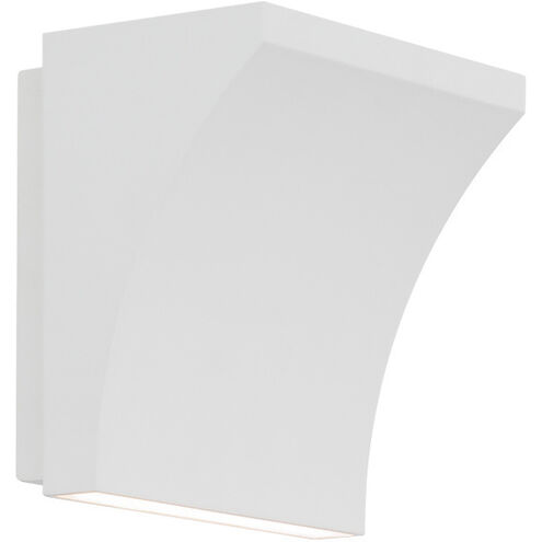 Cornice 2 Light 3.63 inch White ADA Wall Sconce Wall Light in 3500K, dweLED