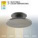 Twist-N-Lite LED 8 inch Brushed Nickel Semi-Flush Mount Ceiling Light