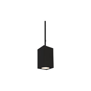 Cube Arch LED 5 inch Black Outdoor Pendant in Flood, 85, 3000K
