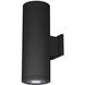 Tube Arch Sconce Wall Light in Ultra Narrow, 85, 3000K, Black, Towards Wall