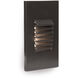 LEDme Step and Wall Lights 277 3 watt Bronze On Aluminum Step Light in Amber