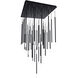 Viggo LED 26 inch Black Multi-Light Pendant Ceiling Light, dweLED