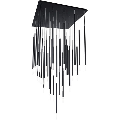 Viggo LED 26 inch Black Multi-Light Pendant Ceiling Light, dweLED