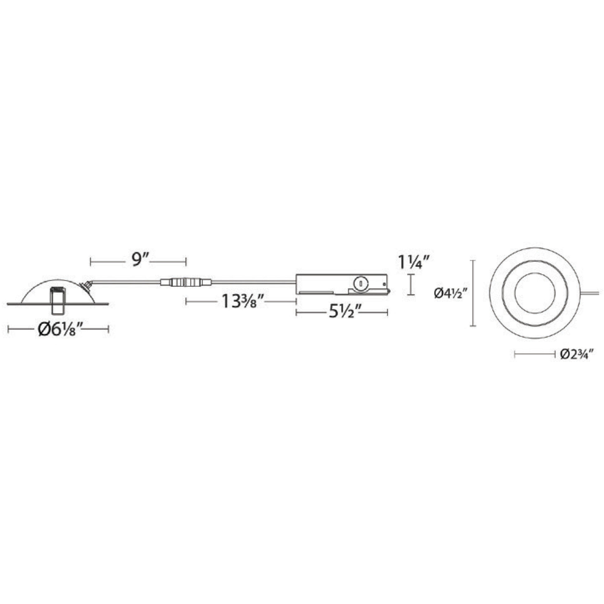 Lotos LED Black Complete Kit Recessed Lighting