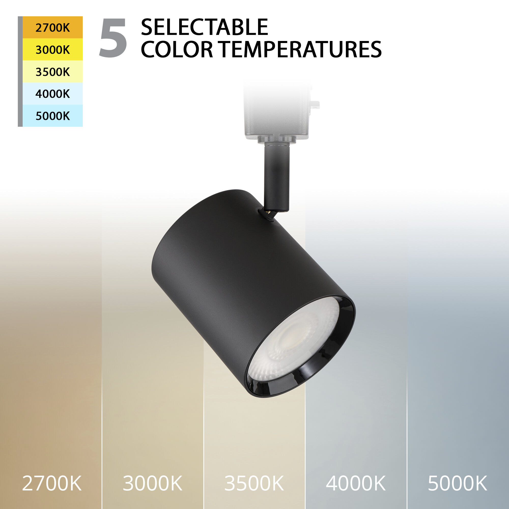 Charge 3 Light 120 Brushed Nickel H Track Fixture Ceiling Light, WAC Limited