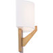Fitzgerald Wall Sconce Wall Light in 3000K, Aged Brass, dweLED