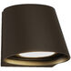 Mod LED 5.25 inch Bronze Outdoor Wall Light, dweLED