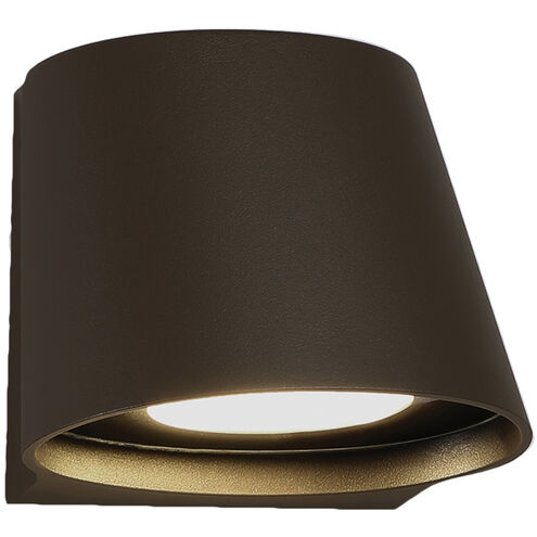 Mod LED 5.25 inch Bronze Outdoor Wall Light, dweLED