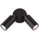 Cylinder LED 5.06 inch Black Outdoor Wall Light