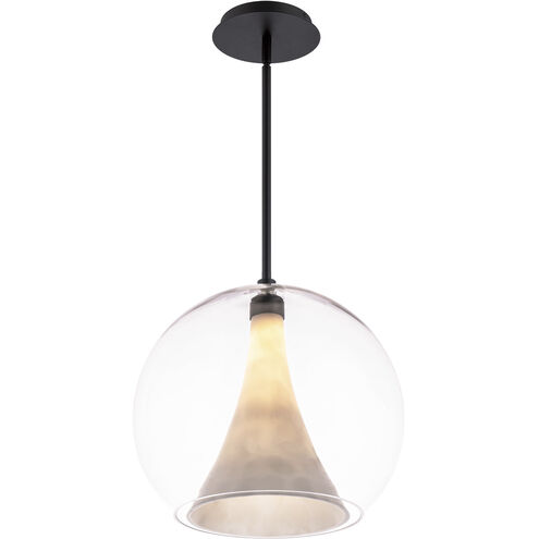 Chantilly 1 Light 14 inch Black Pendant Ceiling Light