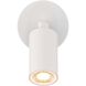 Cylinder 1 Light 5.06 inch White Outdoor Wall Light