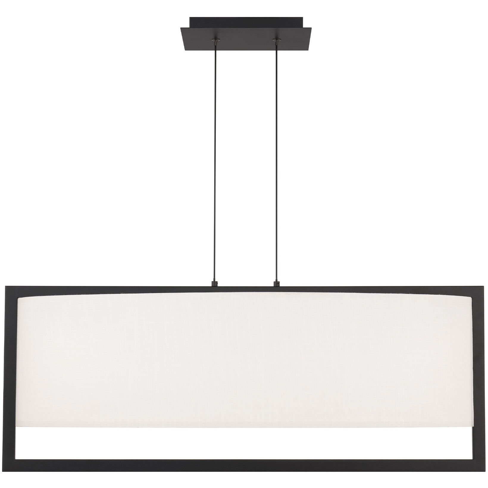 WAC Lighting PD-33331-BK Park Avenue Linear Pendant Ceiling
