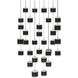 Banded 41 Light 37.00 inch Chandelier