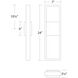Archetype LED 24 inch Black Outdoor Wall Light, dweLED