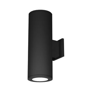 Tube Arch LED 6.38 inch Black Sconce Wall Light in 3000K