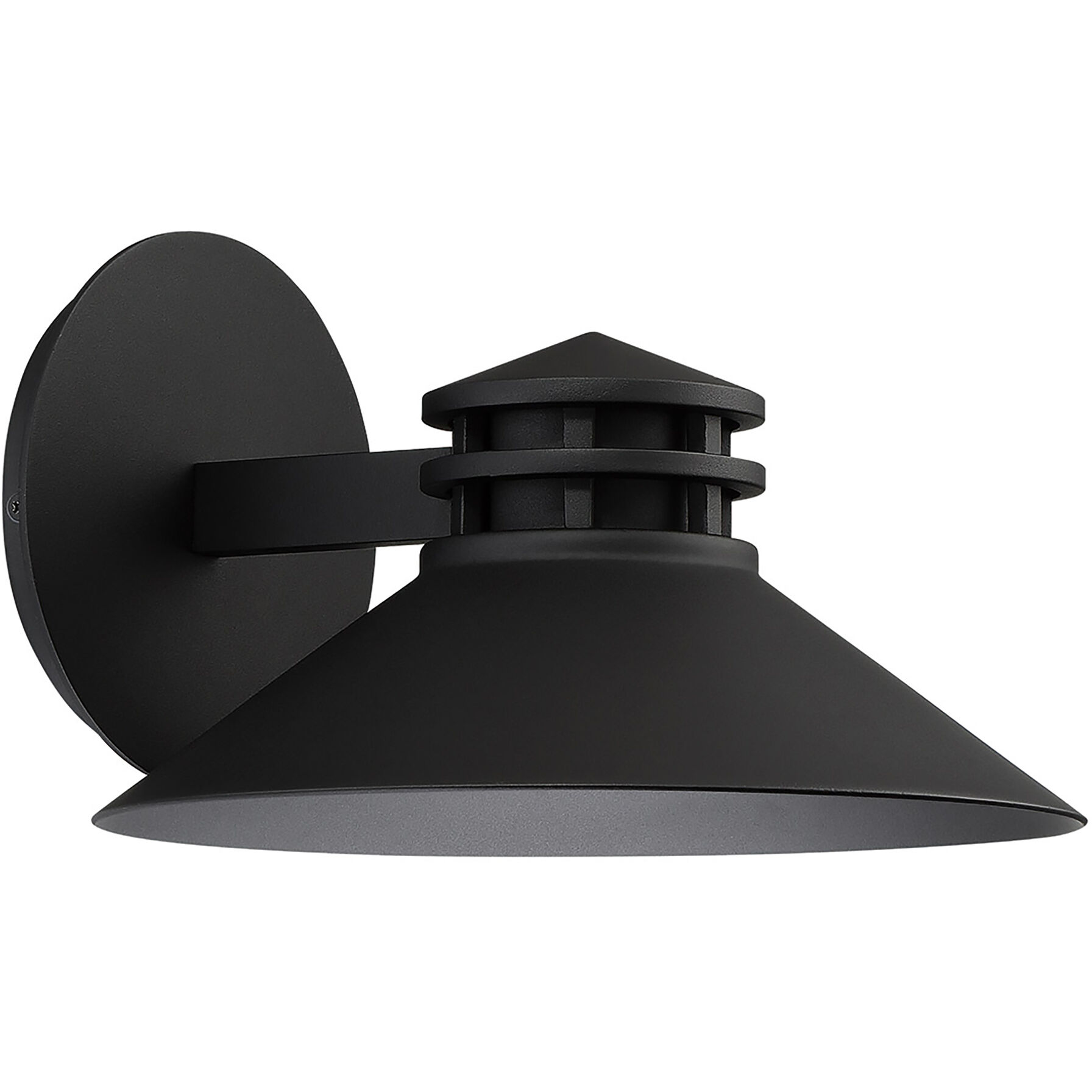 Sodor LED 6.88 inch Black Outdoor Wall Light, dweLED