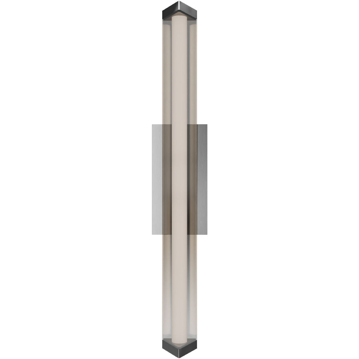 Boulevard LED 24 inch Brushed Nickel Bath Vanity & Wall Light in 3500K, dweLED