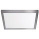 Square LED 11 inch Brushed Nickel Flush Mount Ceiling Light in 3000K