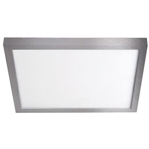 Square LED 11 inch Brushed Nickel Flush Mount Ceiling Light in 3000K
