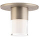Twist-N-Lite LED 5 inch Brushed Nickel Flush Mount Ceiling Light