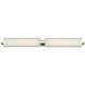 Bliss LED 36 inch Polished Nickel Bath Vanity & Wall Light in 2700K, dweLED