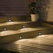 WAC 120V Step Light LED 1.5 inch White ADA Step and Wall Light in Amber, WAC Lighting